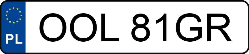 Numer rejestracyjny OOL 81GR posiada AUDI A4 2.5 TDI - OOL81GR Numer rejestracyjny OOL 81GR posiada AUDI A4 2.5 TDI - OOL81GR