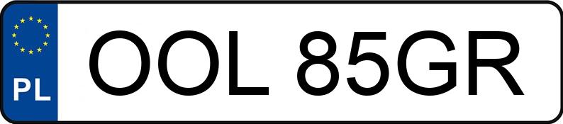 Numer rejestracyjny OOL 85GR posiada MITSUBISHI LANCER 1.6 KAT. - OOL85GR Numer rejestracyjny OOL 85GR posiada MITSUBISHI LANCER 1.6 KAT. - OOL85GR