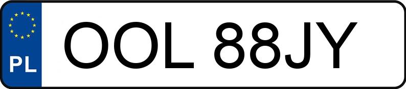 Il numero di registrazione OOL 88JY ha RENAULT Laguna II Grandtour 1.9 DCI MR`01 E3 Expression - OOL88JY