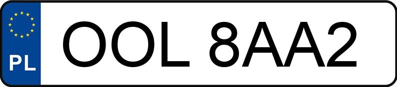 Numer rejestracyjny OOL 8AA2 posiada AUDI A4 - OOL8AA2