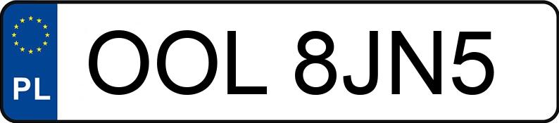Numer rejestracyjny OOL 8JN5 posiada VOLKSWAGEN GOLF - OOL8JN5 Numer rejestracyjny OOL 8JN5 posiada VOLKSWAGEN GOLF - OOL8JN5