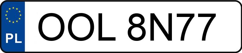 Numer rejestracyjny OOL 8N77 posiada FSO-WARSZAWA POLONEZ CARO - OOL8N77 Numer rejestracyjny OOL 8N77 posiada FSO-WARSZAWA POLONEZ CARO - OOL8N77