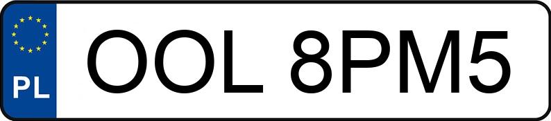 Numer rejestracyjny OOL 8PM5 posiada FORD FIESTA - OOL8PM5 Numer rejestracyjny OOL 8PM5 posiada FORD FIESTA - OOL8PM5
