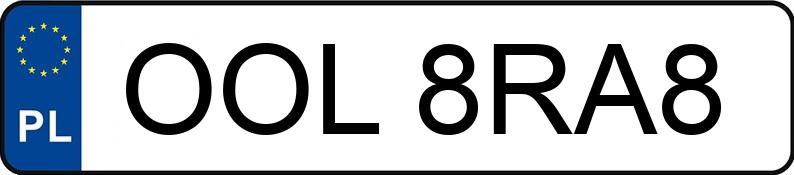 Numer rejestracyjny OOL 8RA8 posiada VOLKSWAGEN GOLF - OOL8RA8