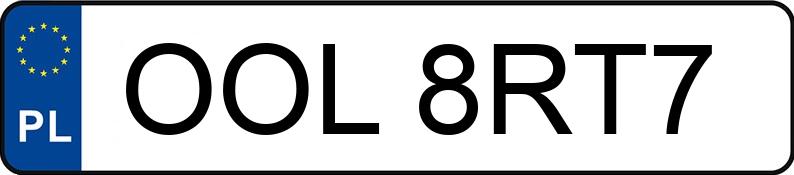 Numer rejestracyjny OOL 8RT7 posiada FORD FOCUS - OOL8RT7 Numer rejestracyjny OOL 8RT7 posiada FORD FOCUS - OOL8RT7