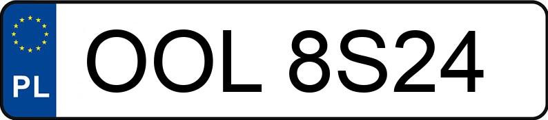 Il numero di registrazione OOL 8S24 ha BMW 520 Diesel MR`03 E3 E60 520 Diesel MR`03 E3 E60 - OOL8S24