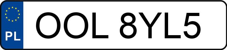 Numer rejestracyjny OOL 8YL5 posiada HYOSUNG Skutery Super Cab 50 - OOL8YL5
