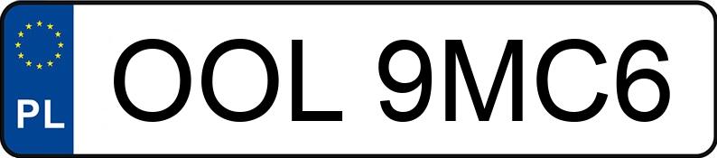 Numer rejestracyjny OOL 9MC6 posiada MERCEDES-BENZ C 240 - OOL9MC6