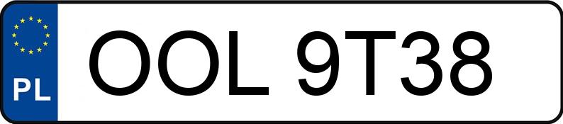 Numer rejestracyjny OOL 9T38 posiada BMW 318i Kat. MR`01 E3 E46 318i Kat. MR`01 E3 E46 - OOL9T38