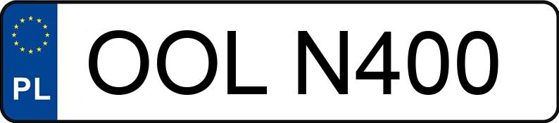 Numer rejestracyjny OOL N400 posiada PEUGEOT 307 1.4 HDI MR`01 E3 XR - OOLN400 Numer rejestracyjny OOL N400 posiada PEUGEOT 307 1.4 HDI MR`01 E3 XR - OOLN400