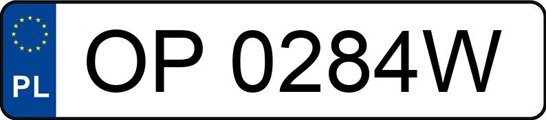 Numer rejestracyjny OP 0284W posiada PORSCHE 911 Carrera Coupe (991) MR`16 E6 - OP0284W