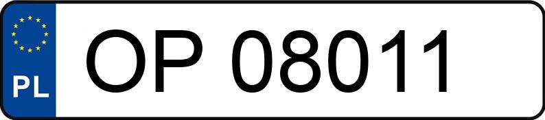 Numer rejestracyjny OP 08011 posiada DAEWOO Tico 0.8 Kat. 800NEW SX-DLX - OP08011 Numer rejestracyjny OP 08011 posiada DAEWOO Tico 0.8 Kat. 800NEW SX-DLX - OP08011