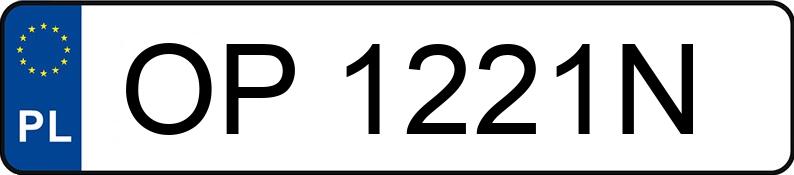 Numer rejestracyjny OP 1221N posiada AUDI A3 - OP1221N Numer rejestracyjny OP 1221N posiada AUDI A3 - OP1221N