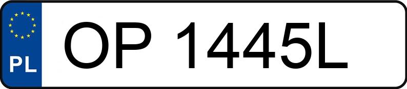 Numer rejestracyjny OP 1445L posiada OPEL Zafira 1.6 MR`99 E3 Elegance - OP1445L Numer rejestracyjny OP 1445L posiada OPEL Zafira 1.6 MR`99 E3 Elegance - OP1445L