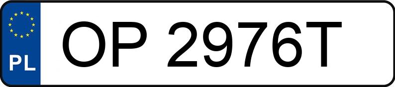 Numer rejestracyjny OP 2976T posiada VOLKSWAGEN POLO - OP2976T