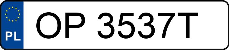 Numer rejestracyjny OP 3537T posiada AUDI A5 SPORTBACK - OP3537T Numer rejestracyjny OP 3537T posiada AUDI A5 SPORTBACK - OP3537T