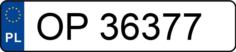 Numer rejestracyjny OP 36377 posiada FORD FIESTA 1.2 KAT - OP36377 Numer rejestracyjny OP 36377 posiada FORD FIESTA 1.2 KAT - OP36377