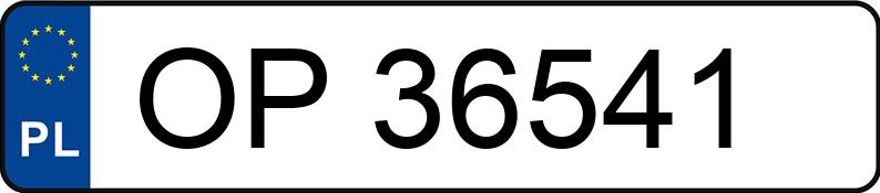 Numer rejestracyjny OP 36541 posiada SEAT IBIZA - OP36541