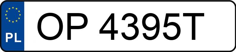 Numer rejestracyjny OP 4395T posiada VOLKSWAGEN Passat B6 1.9 TDI MR`05 E4 Highline - OP4395T