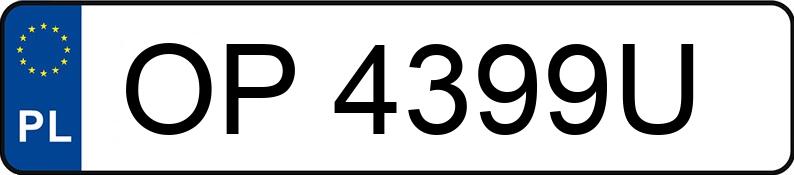 Numer rejestracyjny OP 4399U posiada BMW 525 - OP4399U