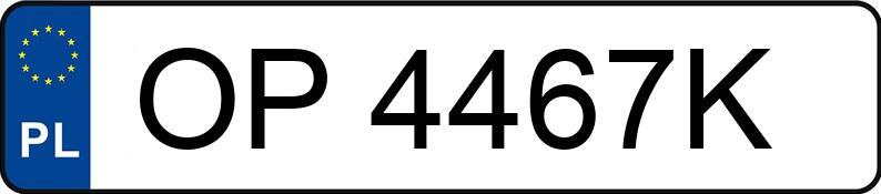 Numer rejestracyjny OP 4467K posiada TOYOTA RAV 4 2.0 Kat. MR`01 E3 4x4 - OP4467K