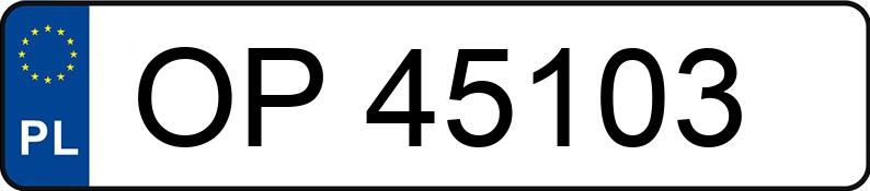 Numer rejestracyjny OP 45103 posiada VOLKSWAGEN PASSAT VARIANT - OP45103 Numer rejestracyjny OP 45103 posiada VOLKSWAGEN PASSAT VARIANT - OP45103
