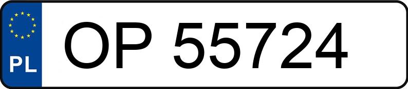 Numer rejestracyjny OP 55724 posiada VOLKSWAGEN Golf IV 1.4 MR`97 Trendline - OP55724