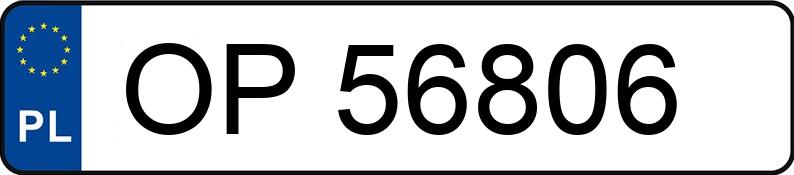 Numer rejestracyjny OP 56806 posiada FORD FOCUS 1.8 TDCI - OP56806