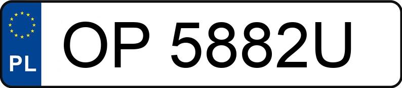 Numer rejestracyjny OP 5882U posiada AUDI A6 LIMOUSINE - OP5882U