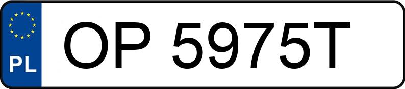 Numer rejestracyjny OP 5975T posiada VDL FUTURA FHD2-129/300 - OP5975T