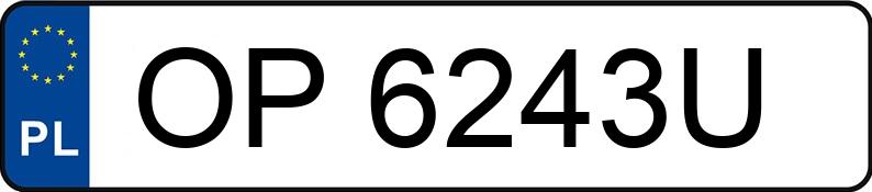 Numer rejestracyjny OP 6243U posiada BMW X5 M50D - OP6243U