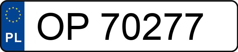 Numer rejestracyjny OP 70277 posiada VOLKSWAGEN Passat GP 1.9 TDI MR`00 E3 Trendline Aut. - OP70277 Numer rejestracyjny OP 70277 posiada VOLKSWAGEN Passat GP 1.9 TDI MR`00 E3 Trendline Aut. - OP70277