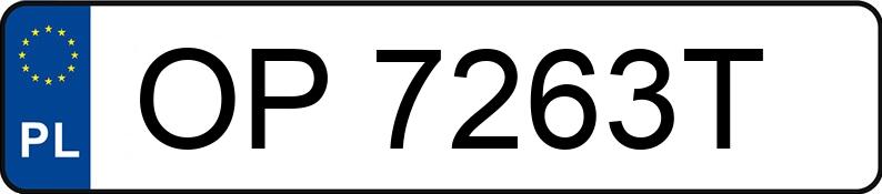 Numer rejestracyjny OP 7263T posiada ZSP NIEWIADÓW Handlowe H2000 2.0t 20421 HTn - OP7263T
