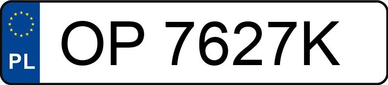 Numer rejestracyjny OP 7627K posiada FORD MONDEO - OP7627K