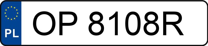 Numer rejestracyjny OP 8108R posiada HYUNDAI Tucson 1.6 T-GDI MR`21 E6d Modern - OP8108R