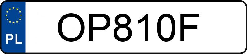 Numer rejestracyjny OP 810F posiada BMW Sport.-Turyst. od 600 ccm F 900 XR - OP810F