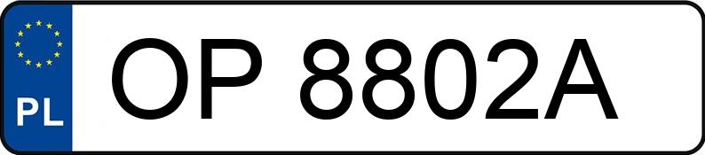 Numer rejestracyjny OP 8802A posiada TOYOTA YARIS - OP8802A