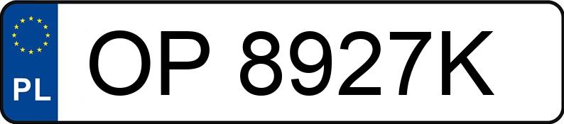 Numer rejestracyjny OP 8927K posiada CITROEN C3 - OP8927K