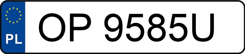 Numer rejestracyjny OP 9585U posiada AUDI A6 - OP9585U Numer rejestracyjny OP 9585U posiada AUDI A6 - OP9585U