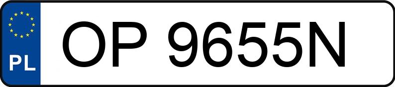 Numer rejestracyjny OP 9655N posiada FORD CUSTOMLINE - OP9655N