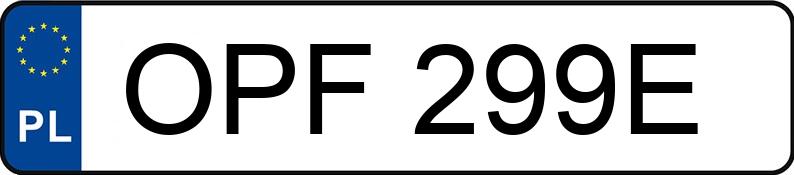 Numer rejestracyjny OPF 299E posiada AUDI 80 2.0 Kat. B4 80 2.0 Kat. B4 - OPF299E