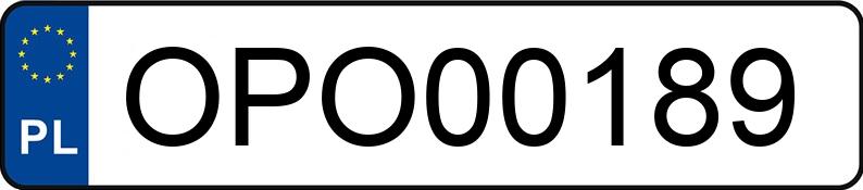 Numer rejestracyjny OPO 00189 posiada SEAT Leon 1.9 SDI E3 1M Stella - OPO00189 Numer rejestracyjny OPO 00189 posiada SEAT Leon 1.9 SDI E3 1M Stella - OPO00189