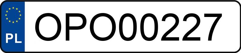 Numer rejestracyjny OPO 00227 posiada TOYOTA Yaris 1.0 MR`06 E4 Luna - OPO00227 Numer rejestracyjny OPO 00227 posiada TOYOTA Yaris 1.0 MR`06 E4 Luna - OPO00227