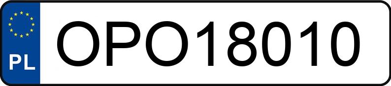 Numer rejestracyjny OPO 18010 posiada SKODA OCTAVIA - OPO18010 Numer rejestracyjny OPO 18010 posiada SKODA OCTAVIA - OPO18010