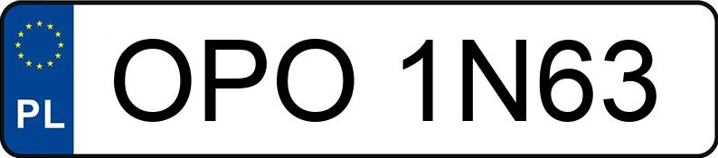 Numer rejestracyjny OPO 1N63 posiada AUDI A4 - OPO1N63