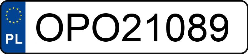 Numer rejestracyjny OPO 21089 posiada POLSKI FIAT 125P 1500 - OPO21089 Numer rejestracyjny OPO 21089 posiada POLSKI FIAT 125P 1500 - OPO21089