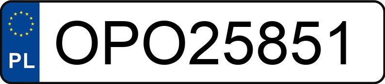 Numer rejestracyjny OPO 25851 posiada FIAT Talento 1.6 EcoJ MR`16 E6 2.9t L2H1 Turismo - OPO25851