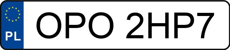 Numer rejestracyjny OPO 2HP7 posiada RENAULT LAGUNA - OPO2HP7 Numer rejestracyjny OPO 2HP7 posiada RENAULT LAGUNA - OPO2HP7