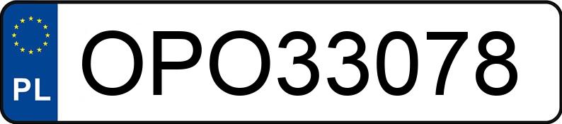 Numer rejestracyjny OPO 33078 posiada OPEL CORSA - OPO33078 Numer rejestracyjny OPO 33078 posiada OPEL CORSA - OPO33078
