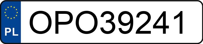Numer rejestracyjny OPO 39241 posiada FIAT PANDA - OPO39241 Numer rejestracyjny OPO 39241 posiada FIAT PANDA - OPO39241